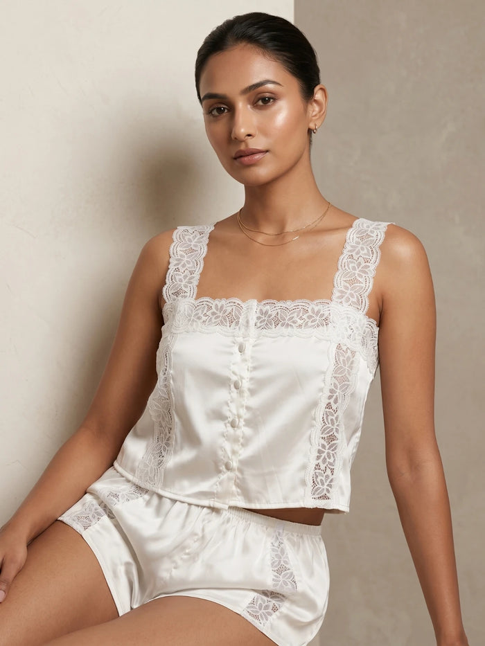 Aira Soft Cami Top - White