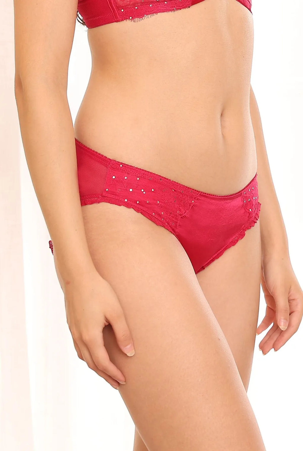 Seraphic Blush Silk Lace Panty