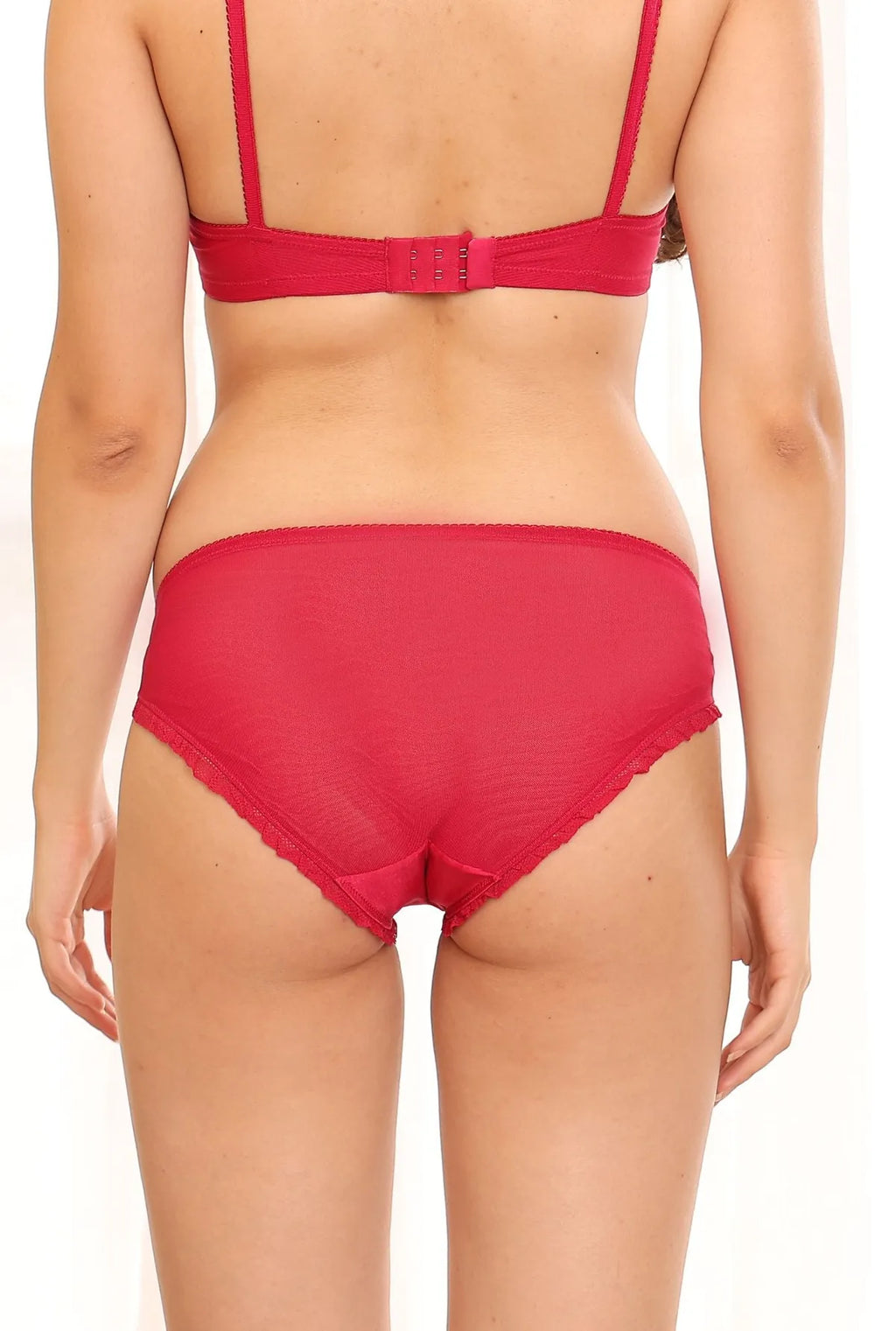 Seraphic Blush Silk Lace Panty