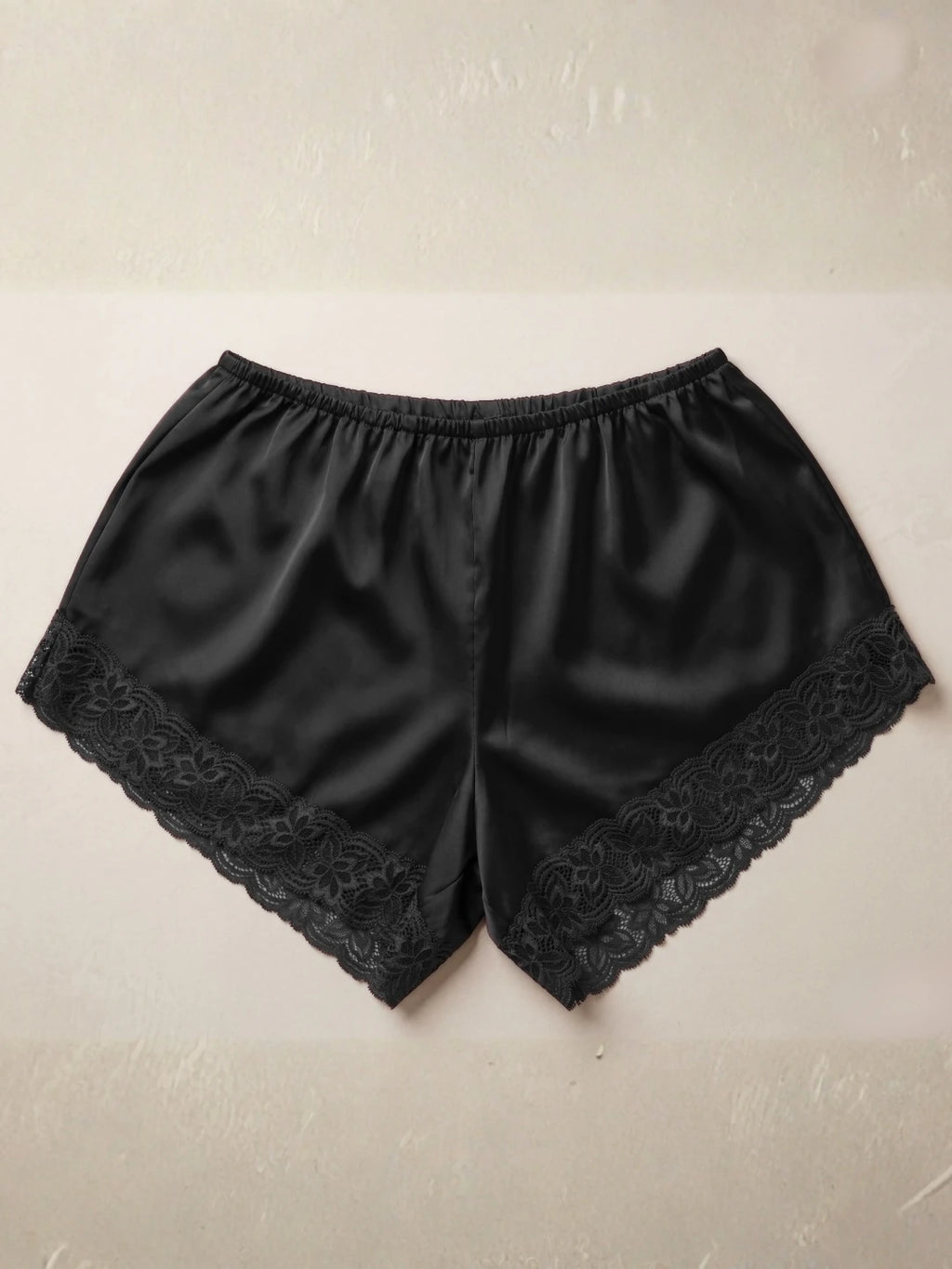 Mila Lace Lounge Shorts - Black
