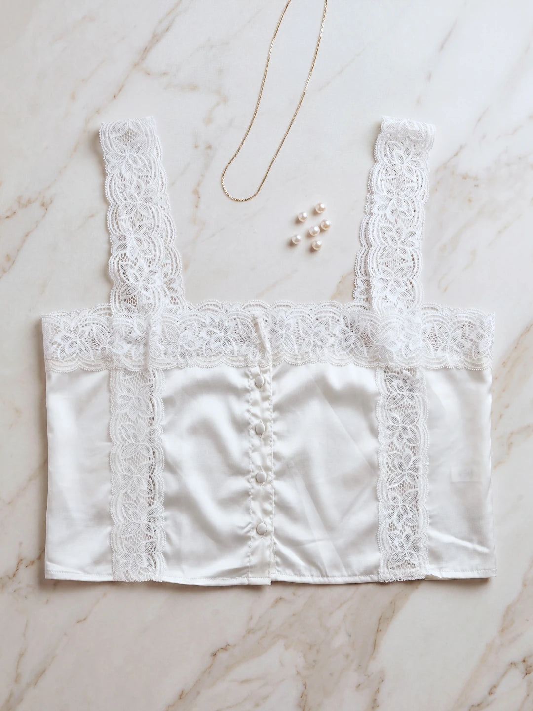 Aira Soft Cami Top - White