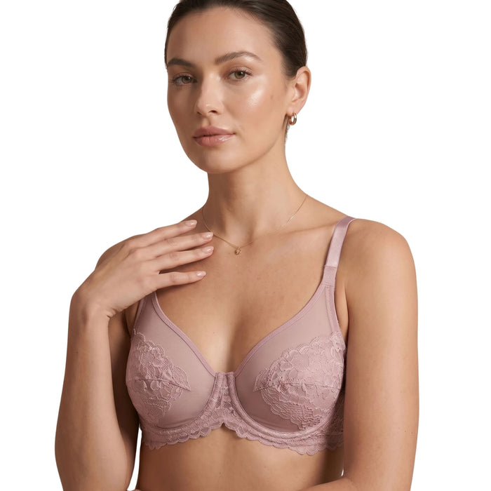 The Duchess Wired Lace Bra - Blue