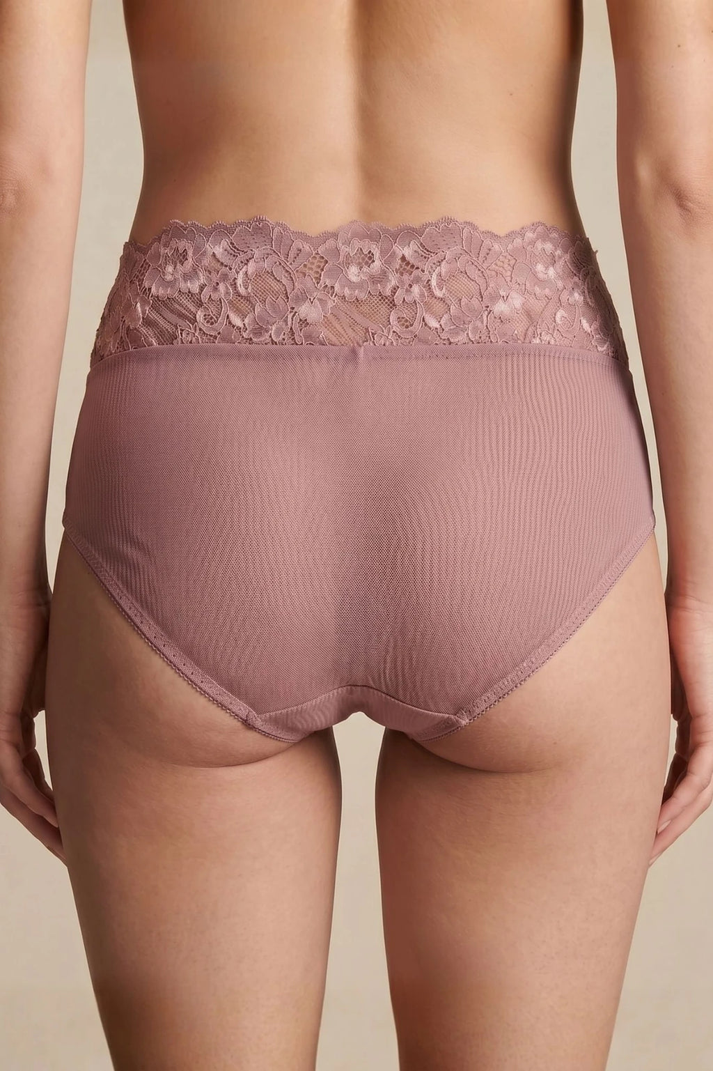 The Duchess Lace Lingerie Set - Mauve