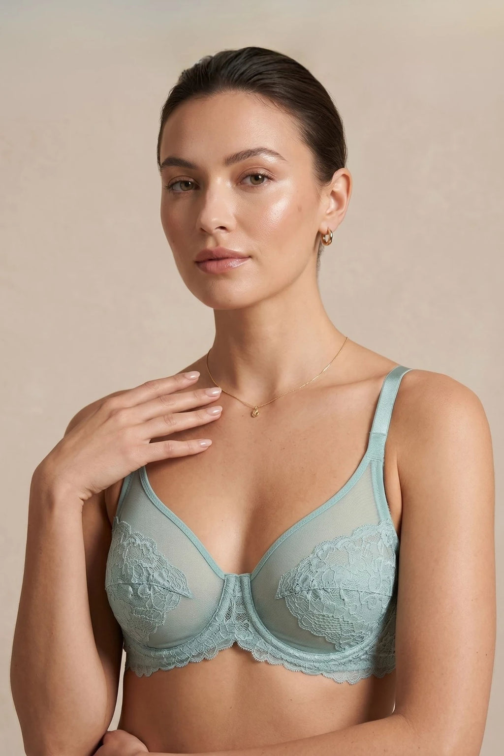 The Duchess Lace Lingerie Set - Blue