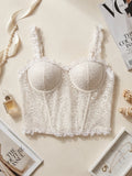 Ophelia Padded Corset - White