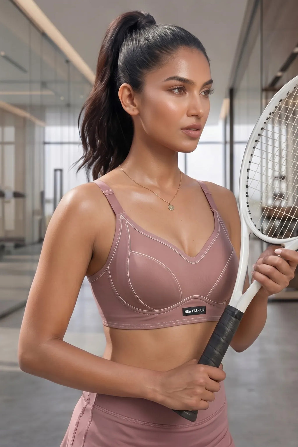 Seamless Sculpt Pink Bra