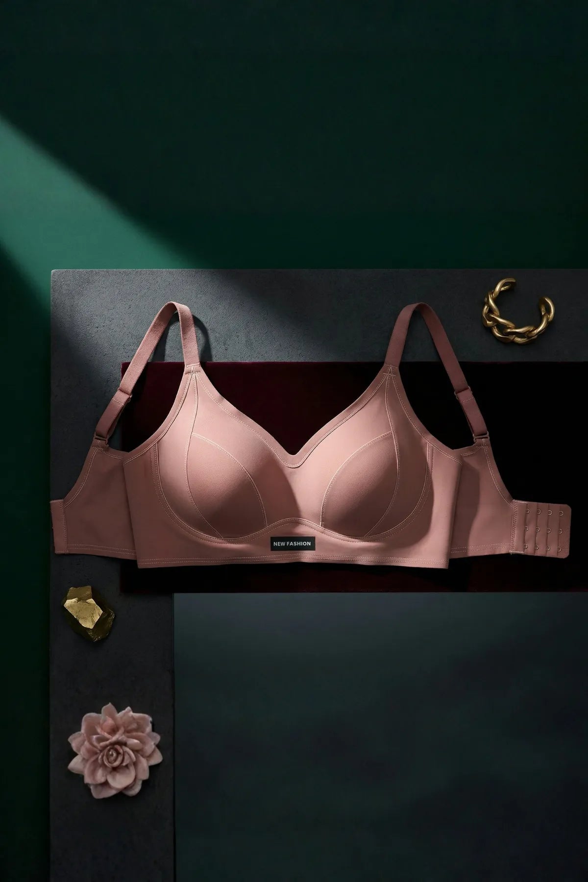 Seamless Sculpt Pink Bra