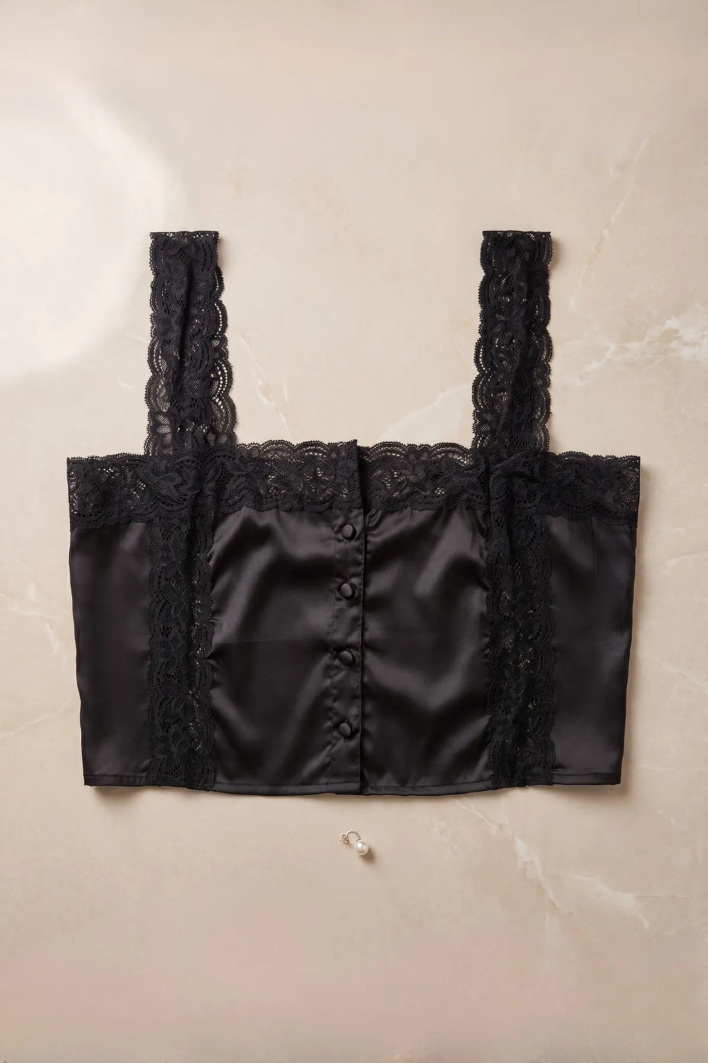 Aira Soft Cami Top - Black