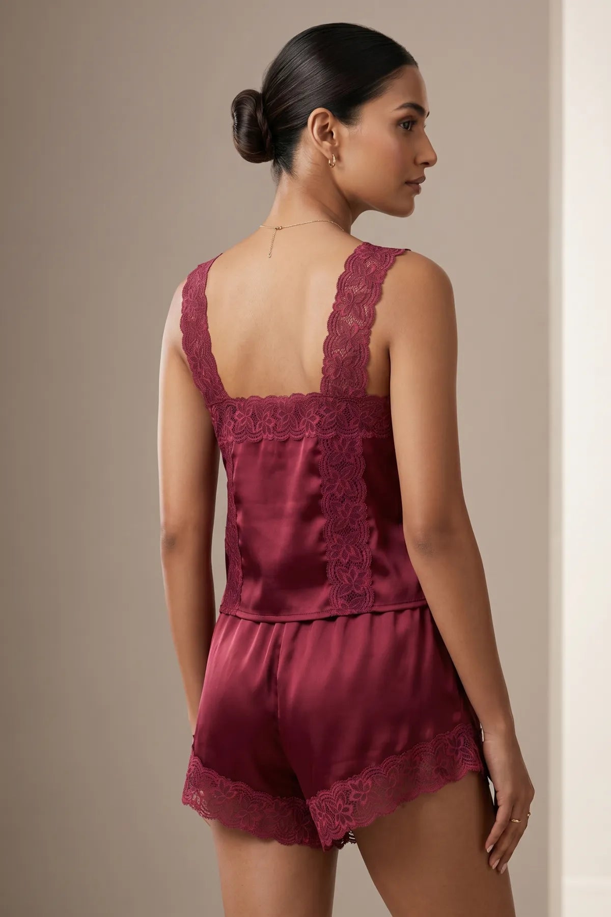 Aira Soft Cami Top - Maroon