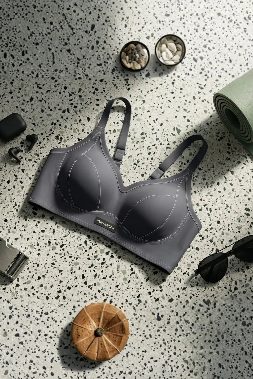 Seamless Sculpt Pink Bra